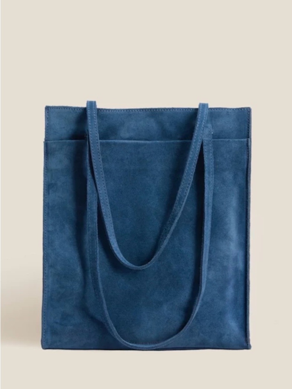 Parker Thatch blue suede magazine tote new nvr worn! Won’t leave up long! - Picture 2 of 8
